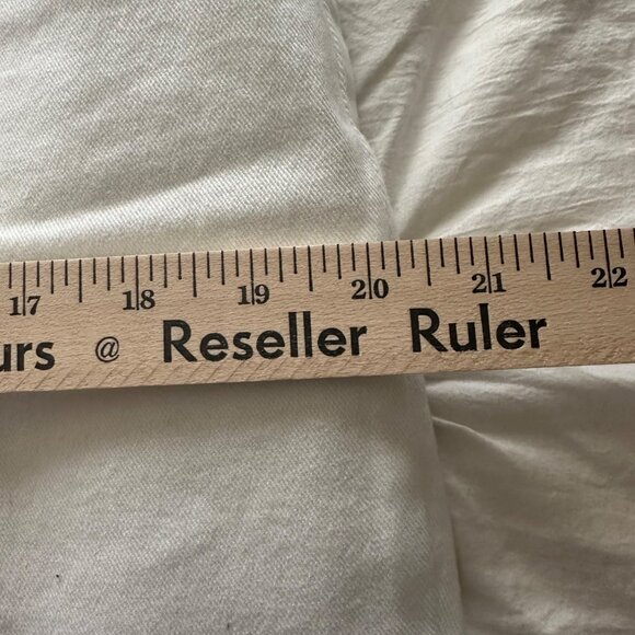 Gloria Vanderbilt Womens Amanda Capri Pants White Size 14 NWT Beachy Summer - Picture 10 of 12